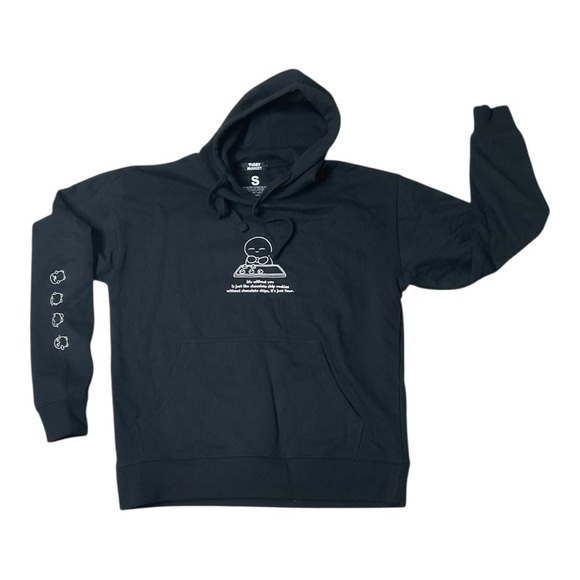 Tubby Nugget Black Graphic Hoodie Small Unisex Nuggetverse